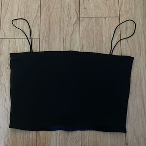black crop tank top